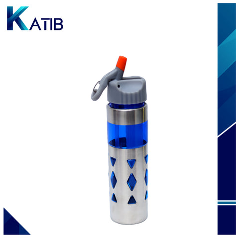 Blue Round Water Bottle [PD][1Pc]