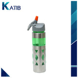GREEN ROUND WATER BOTTLE [PD][1Pc]