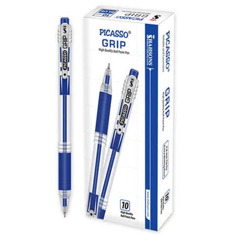 Picasso Grip Ball Pen Blue [IS]