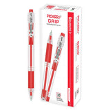 Picasso Grip Ball Pen Red [IS][1Pc]