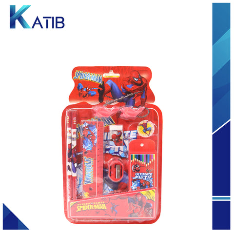 Spider-Man Stationary Set With Color Pencil [PD][1Pc]