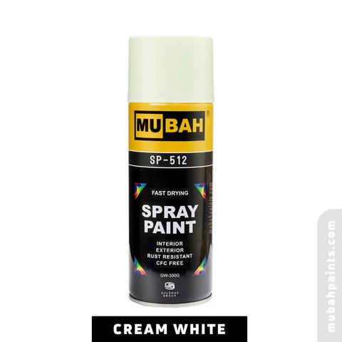 MUBAH Spray Paint - Cream White [IP][1Pc]