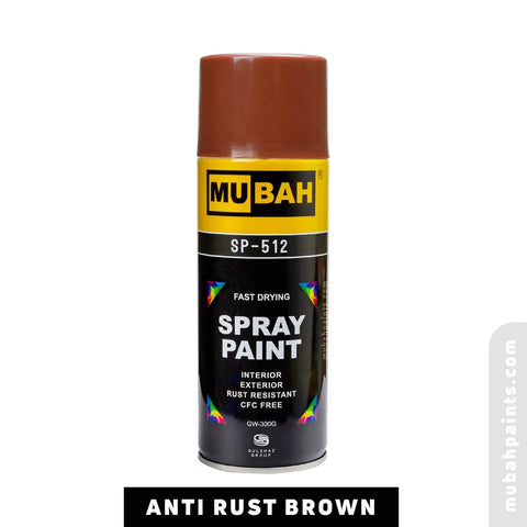MUBAH Spray Paint - Anti Rust brown [IP][1Pc]