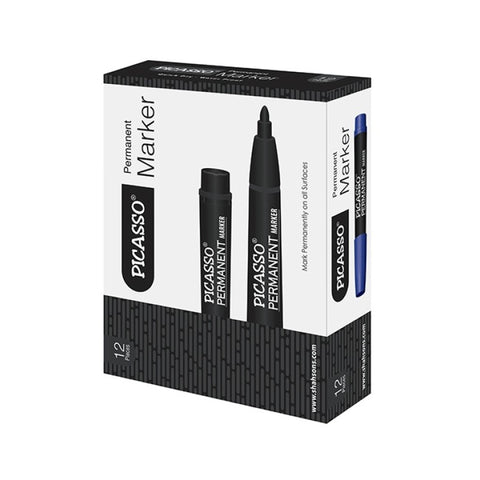 Picasso Permanent marker Black [1Box][IS]