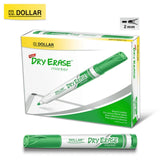 Dollar Round Tip Dry Erase Board Marker 2mm  Green [IS][1Box]