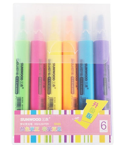 Sunwood 5506 Highlighter [PD] [PACK OF 6]
