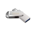 SanDisk Ultra Dual Drive Luxe USB Type-C™ Flash Drive - 64GB (Silver) [PD] [1PC]