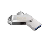SanDisk Ultra Dual Drive Luxe USB Type-C™ Flash Drive - 64GB (Silver) [PD] [1PC]