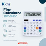 Fine Calculator SDC-3833C (PD.)[1Pc]