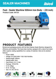 Foot Sealer Machine 500mm Iron Body - (20 inch)