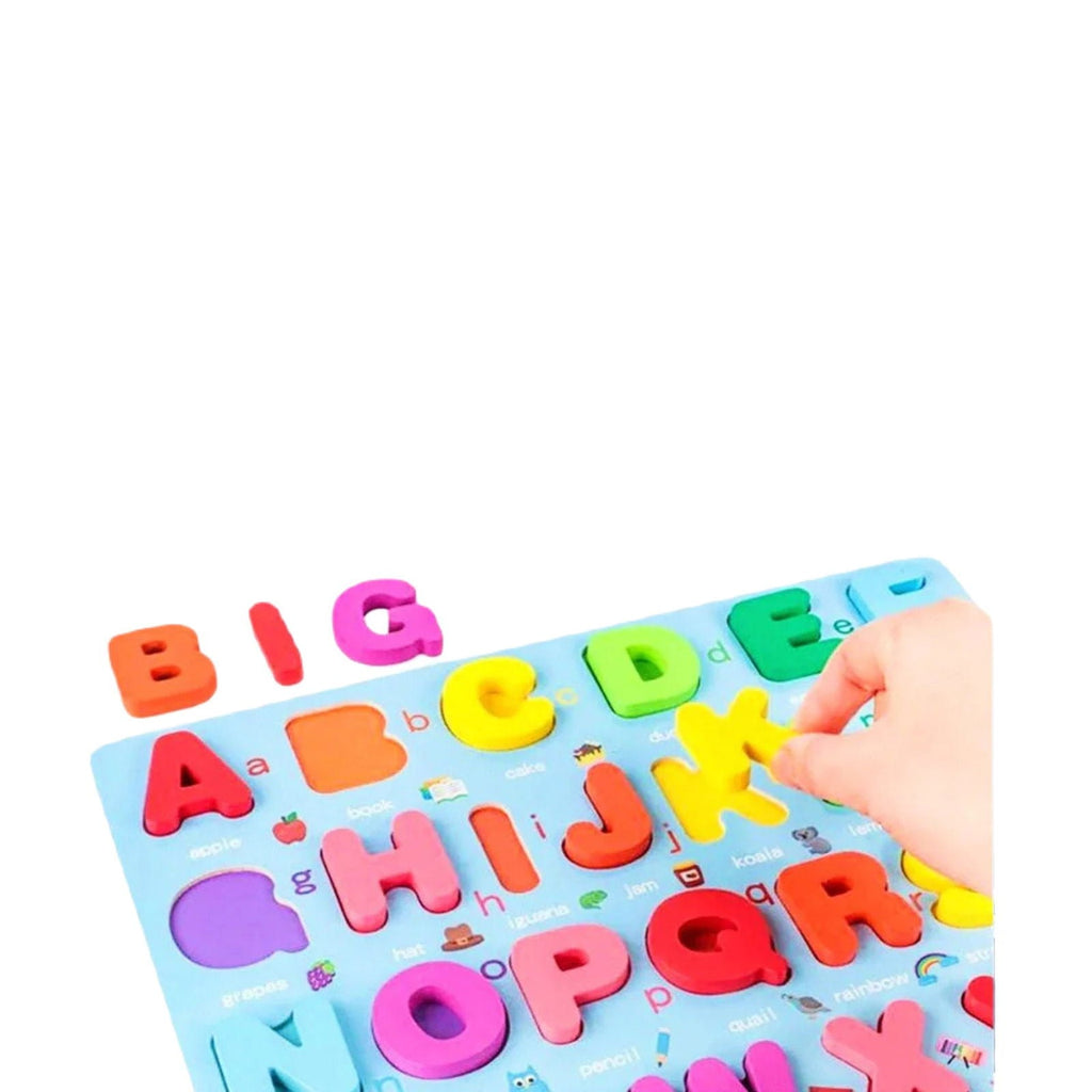 Wooden Board Kids Early Learning Alphabets ABC [PD][1Pc] – KATIB ...