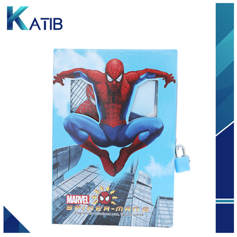 Spider-Man fancy diary with lock [PD][1Pc]