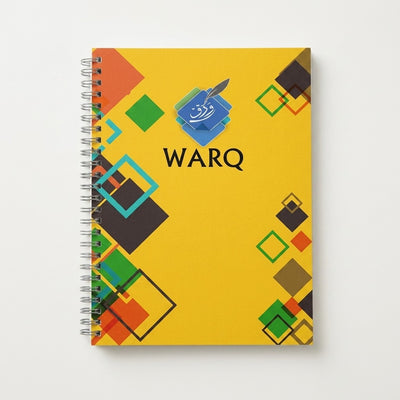 WARQ Spiral  Yellow Abstract [COB][1Pc]