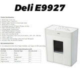 Deli E9927 5-Pages Cross-Cut Paper/CD/Card Shredder [IP]