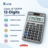 Casio JF-120FM 12-Digits Compact Desktop Calculator [IP][1Pc]