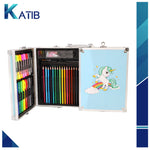 BLUE UNICORN BRIEFCASE PAINTING SET OF 128 [PD][1Pc]