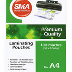 SMA Laminating Pouches A4 100 Pouches (50 x 2 Packs) [PD]