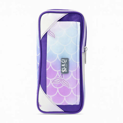 Mermaid Scales Gradient Pencil Case – Purple & Pastel Edition [PD]