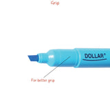 Dollar Neon Blue Highlighter 5mm  [IS][1BOX]