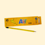 Tick ALIF Yellow Eraser tip Pencil 12 PCS Pack (COB)