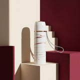 WATER BOTTLE FLASK MARBLE TEXTURE WHITE [PD][1Pc]
