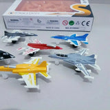 6pc Mini Diecast Fighter Jets Toy Set – Premium Military Aircraft  [PD]