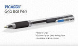 Picasso Grip Ball Pen Black[IS][1Box]