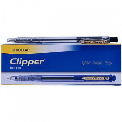 Dollar Clipper Ball Pen Black [IS][1Box]