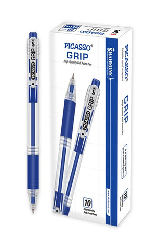 Picasso Grip Ball Pen Blue [IS][1Box]