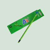 Tick ALIF Green Eraser tip Pencil 12 PCS Pack (COB)