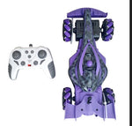 Coikes Remote Controlled Car, 2.4GHz RC Stunt Car with Spray Light, Music, 4WD Off Road Drift RC Car , [PD]