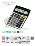 Casio DJ-240D Plus 14-Digits Desktop Calculator [IP][1Pc]