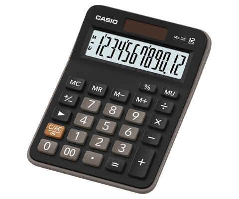 Casio MX-12B 12-Digits Mini Desktop Calculator [IP][1Pc]