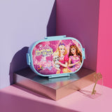 Barbie Lunch Box With Two Portions, Spoon & Fork [PD][1Pc]