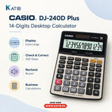 Casio DJ-240D Plus 14-Digits Desktop Calculator [PD.][1Pc]