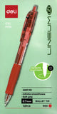 DELI G087 Smooth Gel Pen Single Piece 0.7MM Red [IP][1Pc]