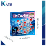 Children's Desktop Puzzle 3d Tic-tac-toe Math Marbles Logic Game[1Pc][PD]