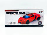 Sports Car Toy with 3D Lights & Music – Bump & Go Action Car [PD.]