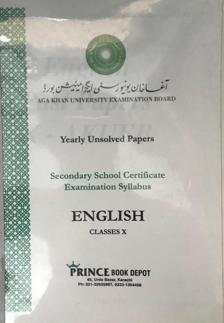 5 Year unsolved English class 10 aga khan board [PD] – KATIB - Paper ...