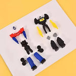 Eraser Set: 3D Robot [PD][1Pc]