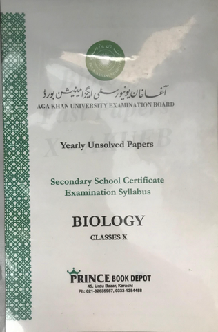 5 Year unsolved Biology class 10 aga khan board [PD]