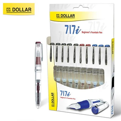 Dollar 717i-T Transparent Fountain Pen [IS][1Box]