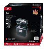GBC Duo 11-Pages Cross-Cut Paper/CD/Card P-3 Shredder [IP]