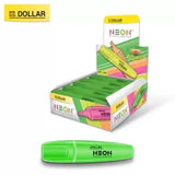 Dollar Neon Highlighter Green HL-625 [IS][1Box]