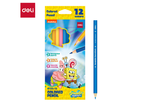 Deli 12 Color Pencils [IP][1Pack]