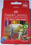 Faber Castell 12 Classic Half Colour Pencils [IP][1Pack]