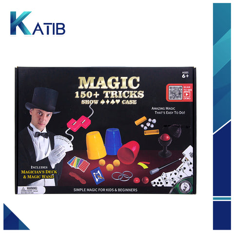 Magician Amazing Magic Set kids Play Fun Game 150 Tricks  [1Pc][PD]