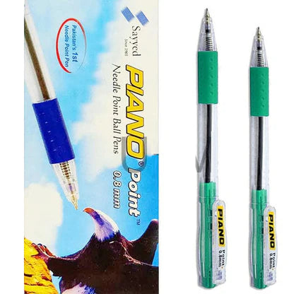 Piano Point 0.8 Ball Pen - Green [IS][1Box]