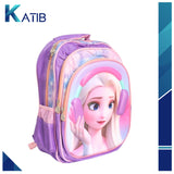 Frozen Girl Printed School Bag For Kids [PD][1Pc]