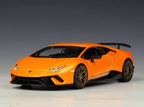 Lamborghini Huracan Performante Diecast Model Car Orange  [PD]